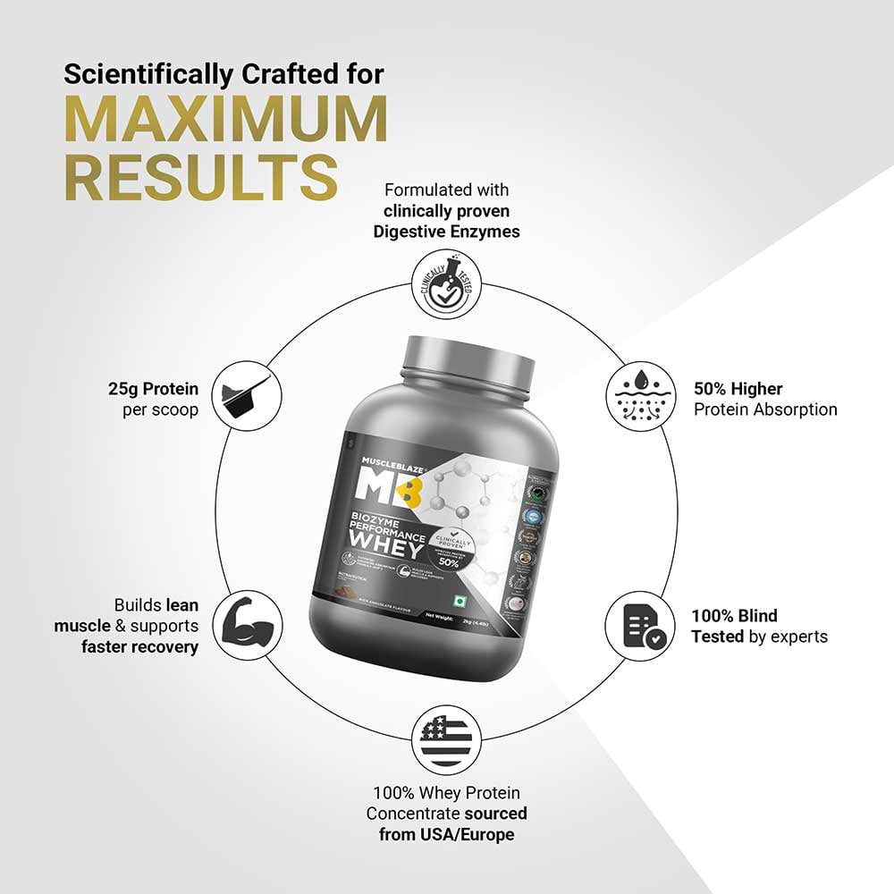 MUSCLE BLAZE BIOZYME CHOCOLATE 2kg