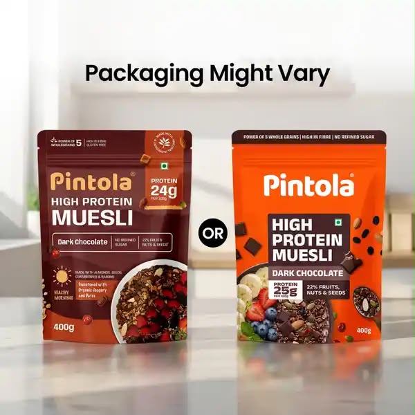 PINTOLA HI PROTEIN MUESLI DARK CHOCOLATE 1KG