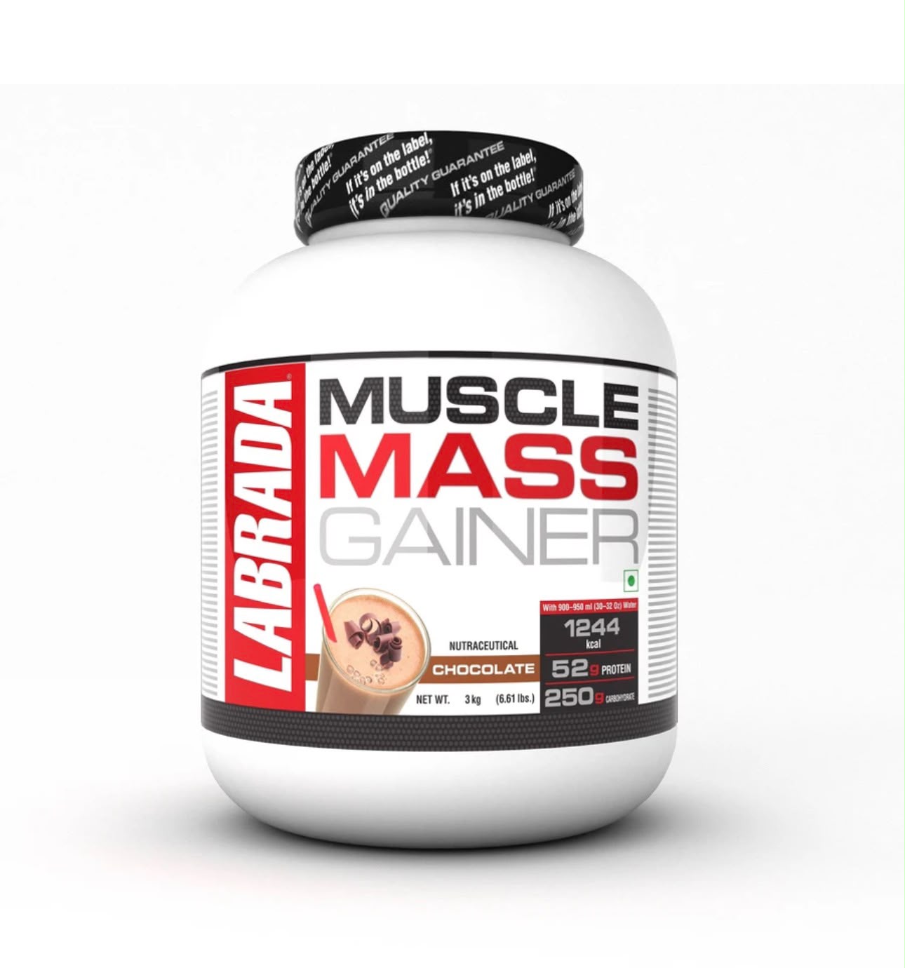 LABRADA MUSCLE MASS GAINER WITH CREATINE & PROTEIN 3KG CHOCOLATE