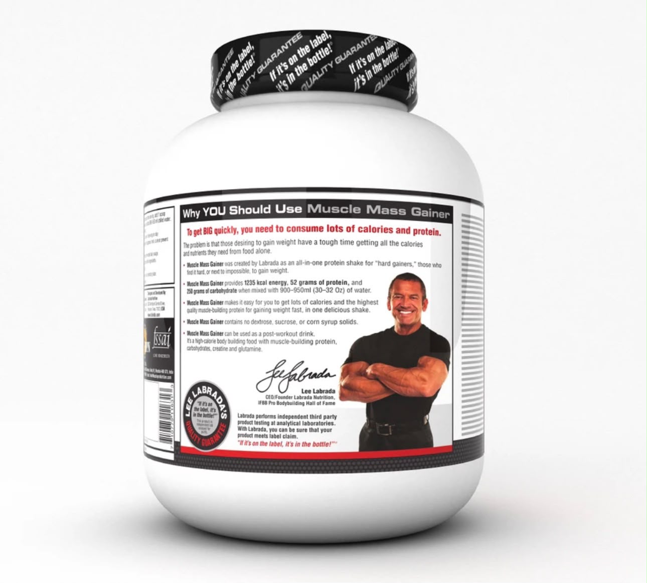 LABRADA MUSCLE MASS GAINER WITH CREATINE & PROTEIN 3KG CHOCOLATE