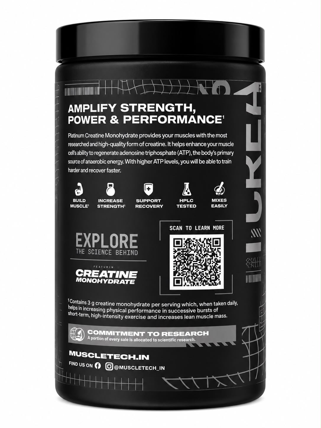 MUSCLETECH CREATINE MONOHYDRATE 315GM