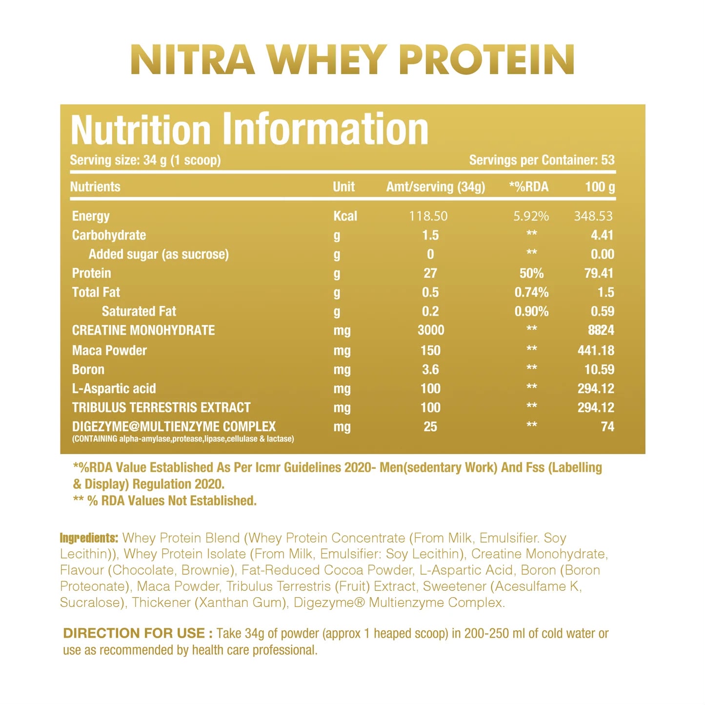 One Science Nitra Whey 4lb + Free Multivitamin 60 capsules