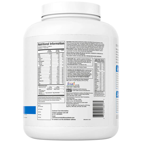 MUSCLETECH PLATINUM WHEY  ISOLATE 1.72kg