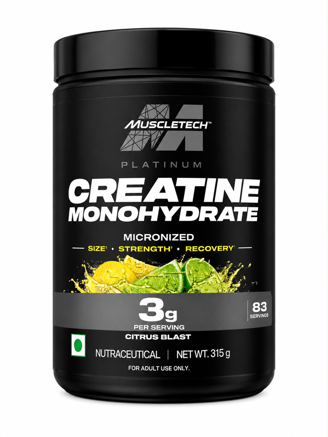 MUSCLETECH CREATINE MONOHYDRATE 315GM