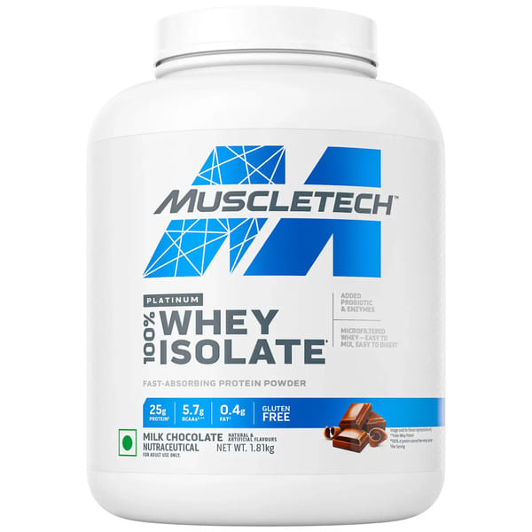 MUSCLETECH PLATINUM WHEY  ISOLATE 1.72kg